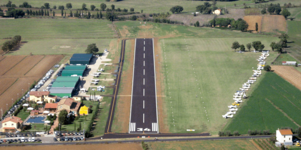 RB-Avionics showroom at Aviosuperficie Serristori (LIQQ)