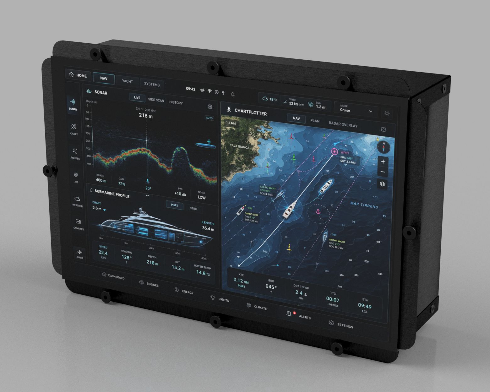 RB-Avionics marine product line for boats and yachts